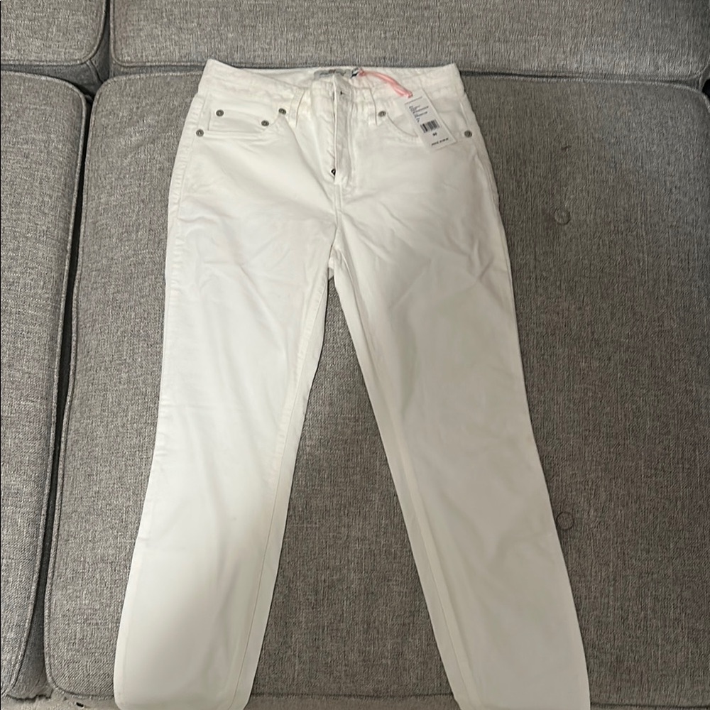 Women’s Vineyard Vines White Straight Leg Jeans Classic Style